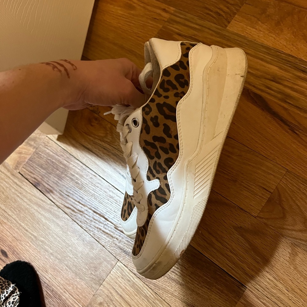 Cheetah print sneakers
